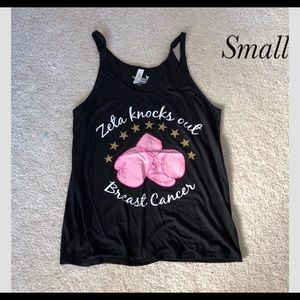 Zeta Tau Alpha ZTA black tank top size small